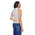 thumbnail image 3 of Iyla Women's Mock Neckline Rib Top, 3 of 6