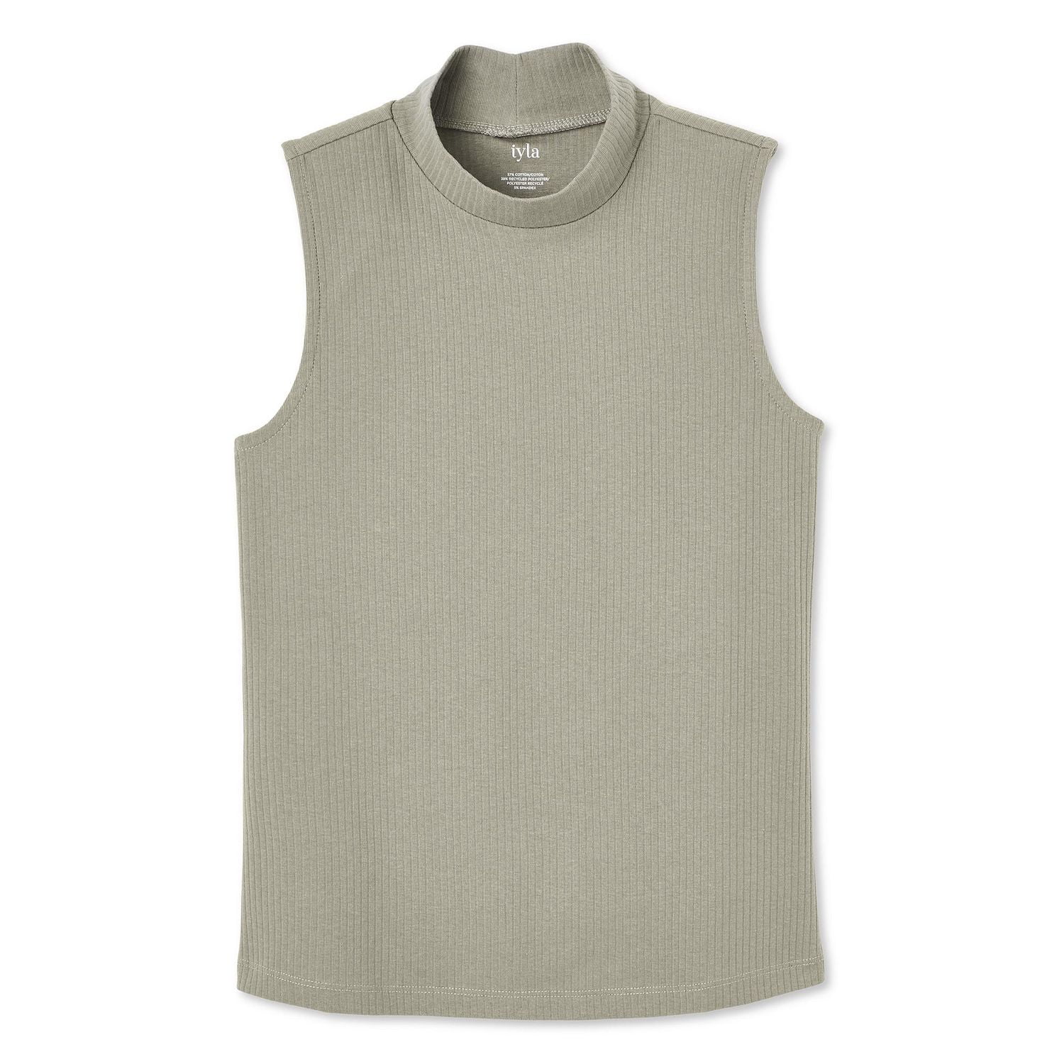 Iyla Women's Mock Neckline Rib Top