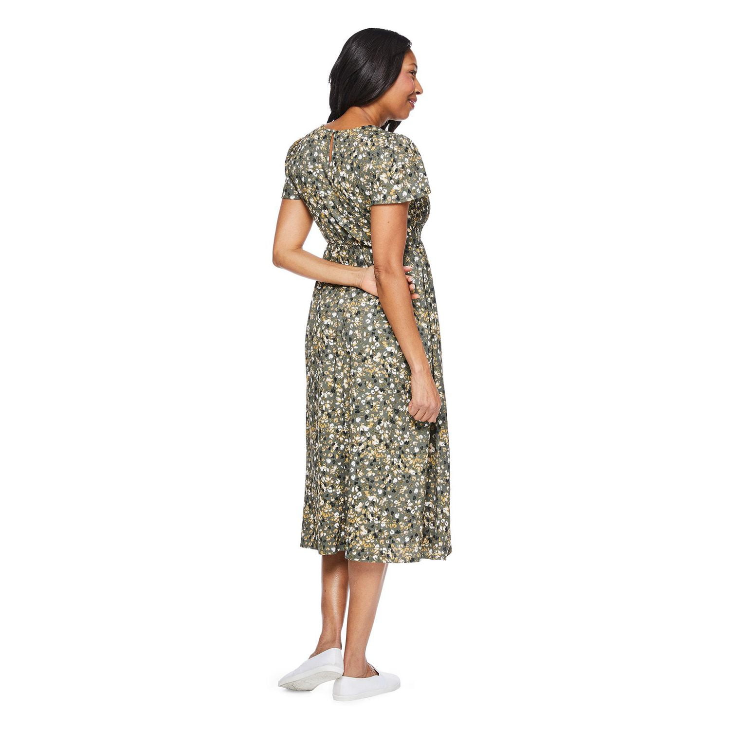 Iyla Women's Smocked Bodice Maxi Dress