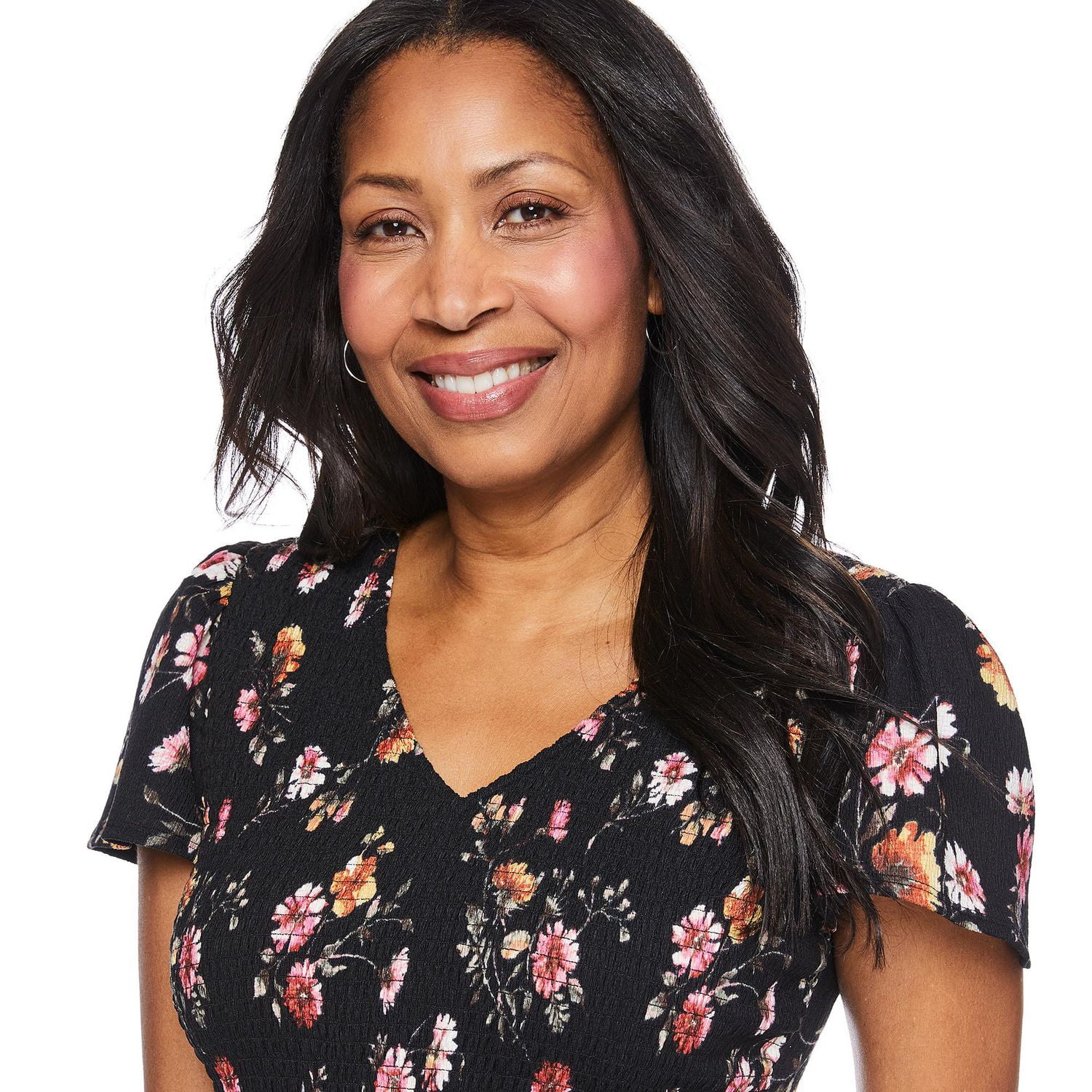 Iyla Women's Smocked Bodice Maxi Dress