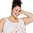thumbnail image 4 of George Women's Plus Canada Day Tank, 4 of 6