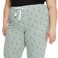 thumbnail image 4 of George Women's Plus Open Leg Pajama Pant, 4 of 6