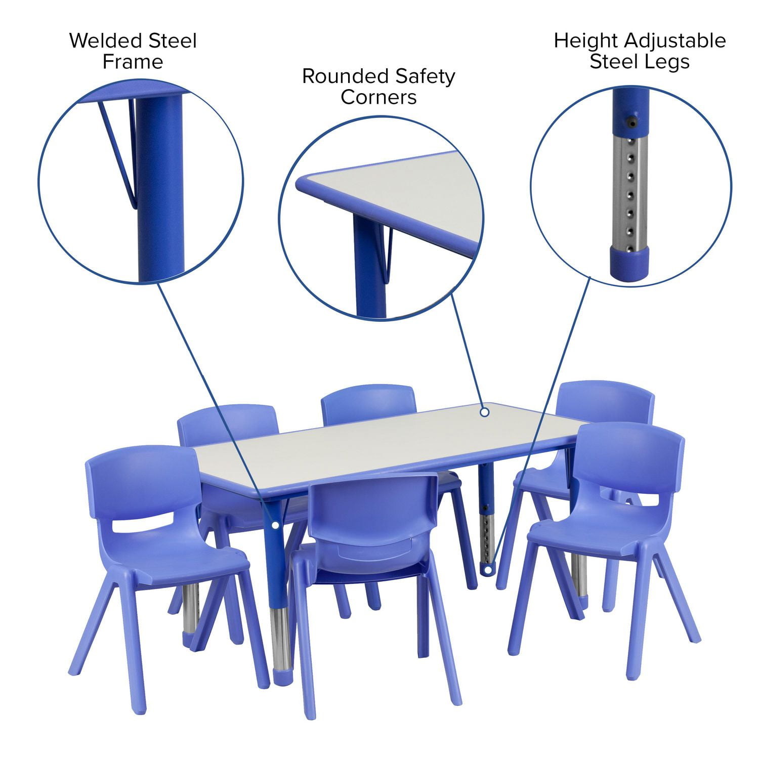 Kids school 2025 table and chairs