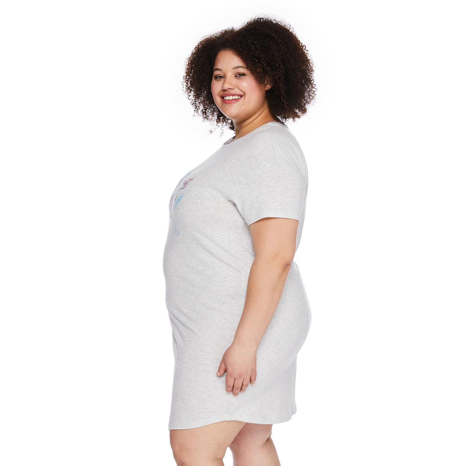 George Women's Plus Crew Neckline Nightshirt