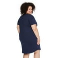 thumbnail image 3 of George Women's Plus Crew Neckline Nightshirt, 3 of 6
