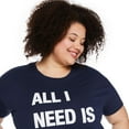 thumbnail image 4 of George Women's Plus Crew Neckline Nightshirt, 4 of 6