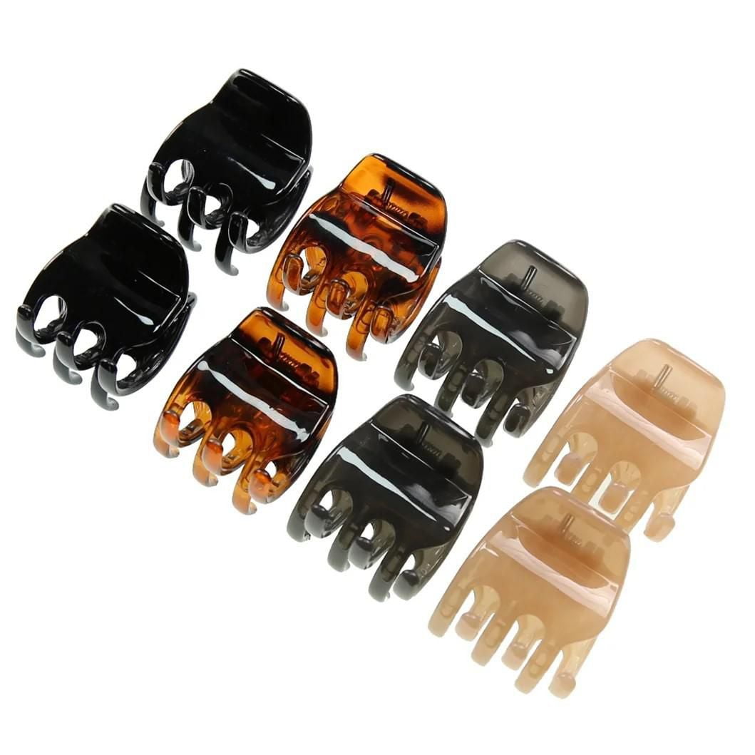 Goody Classics Frost Medium Half Claw Clip - 8 Ct