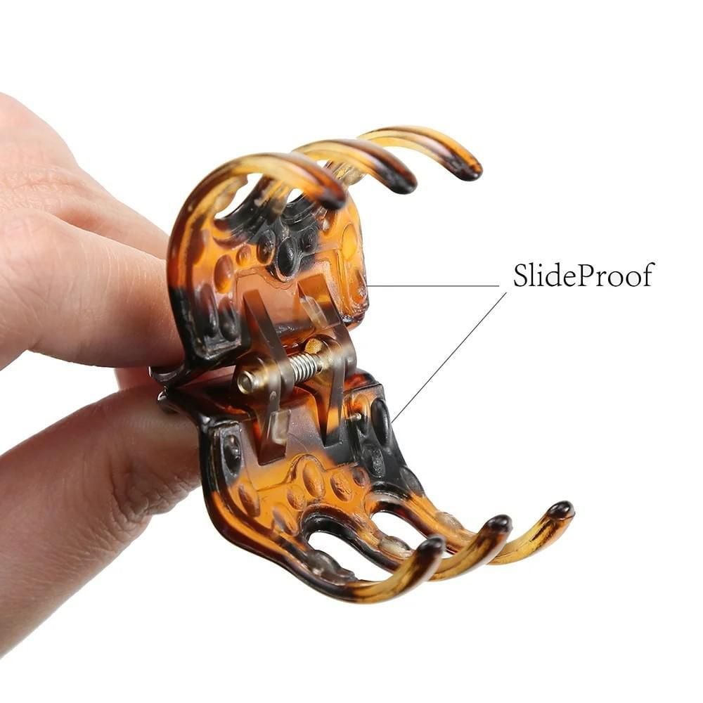 Goody Classics Frost Medium Half Claw Clip - 8 Ct