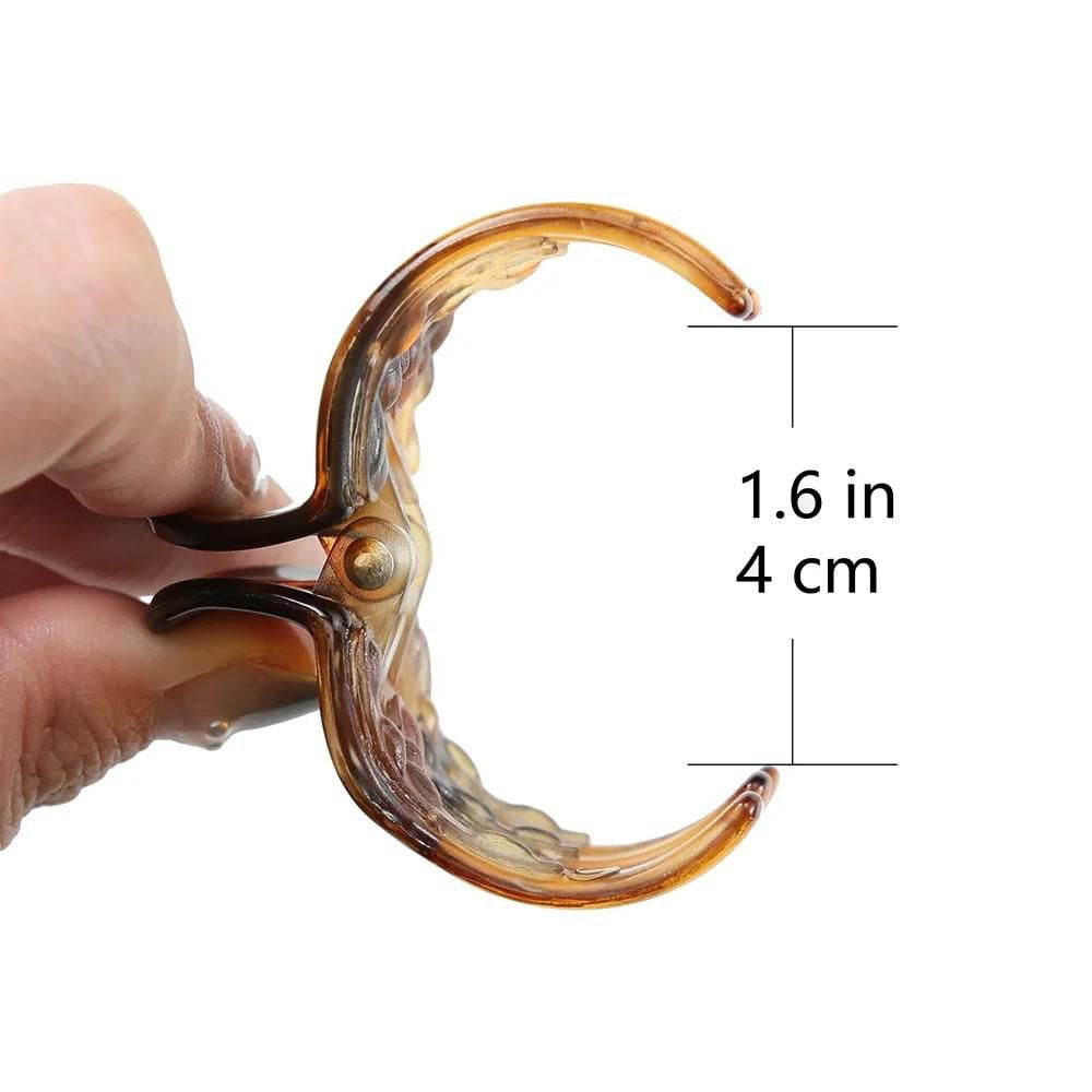 Goody Classics Frost Medium Half Claw Clip - 8 Ct