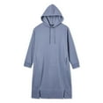 thumbnail image 5 of Robe mi-longue en molleton avec capuchon George Plus pour femmes, 5 of 5