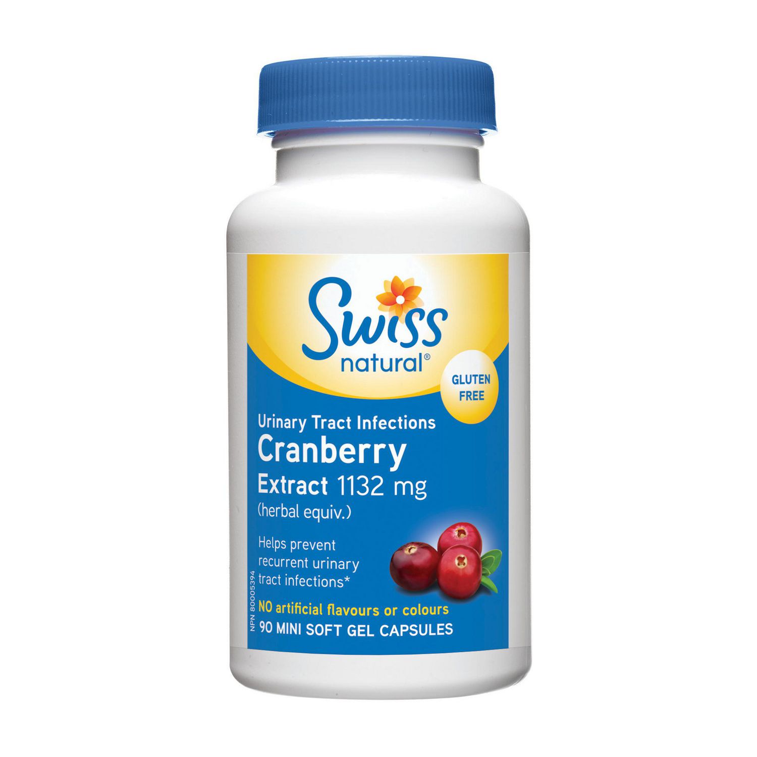Swiss Herbal Remedies Ltd Swiss Natural™ Cranberry Extract 1132mg Soft Gel Capsules 90