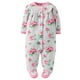 Pyjama-grenouillère à motif de floral Dormez et Jouez de Child of Mine made by Carters pour nouveau-né filles – image 1 sur 1