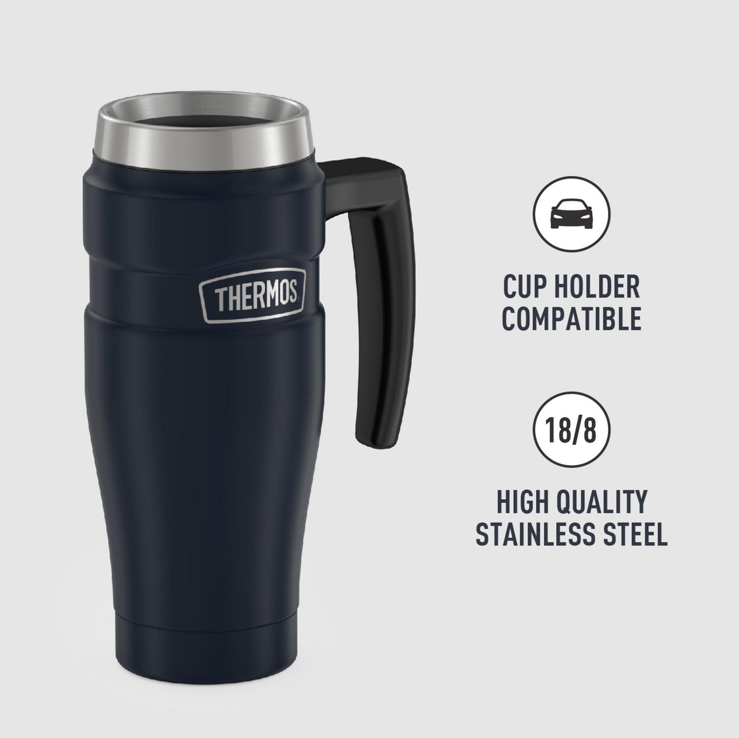 Metal best sale thermos cup