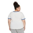 thumbnail image 2 of Disney Women's Plus Stitch Ringer Tee, 2 of 3