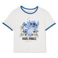 thumbnail image 3 of Disney Women's Plus Stitch Ringer Tee, 3 of 3