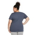 thumbnail image 2 of The Pink Closet Women's Plus Crew Neckline Tee, 2 of 3