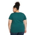 thumbnail image 2 of The Pink Closet Women's Plus Crew Neckline Tee, 2 of 3