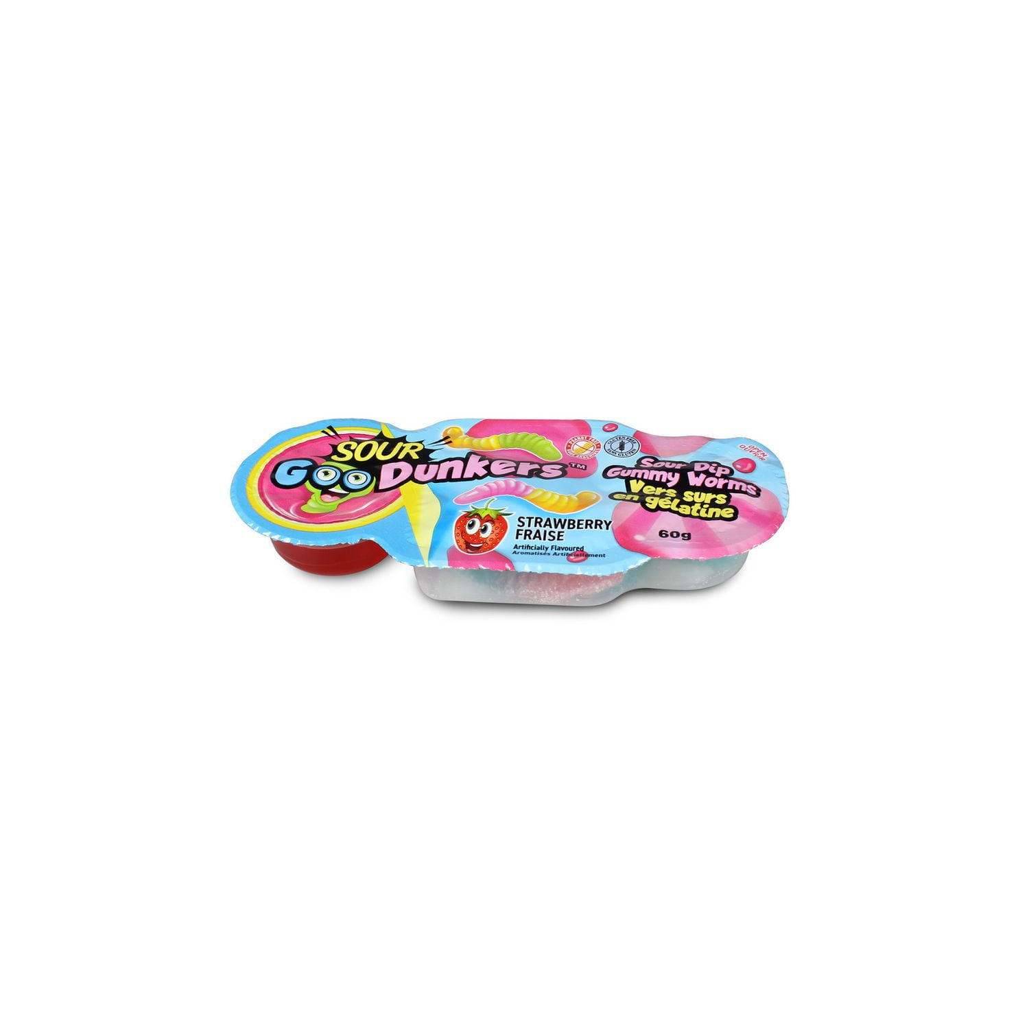 Sour Goodunkers, Fruity gummy worms with a dip