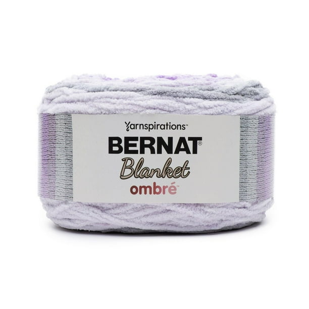 Bernat Blanket Extra Thick #7 Jumbo Polyester Yarn, Pink Dust 21.2oz/600g, 72 Yards (2 Pack)