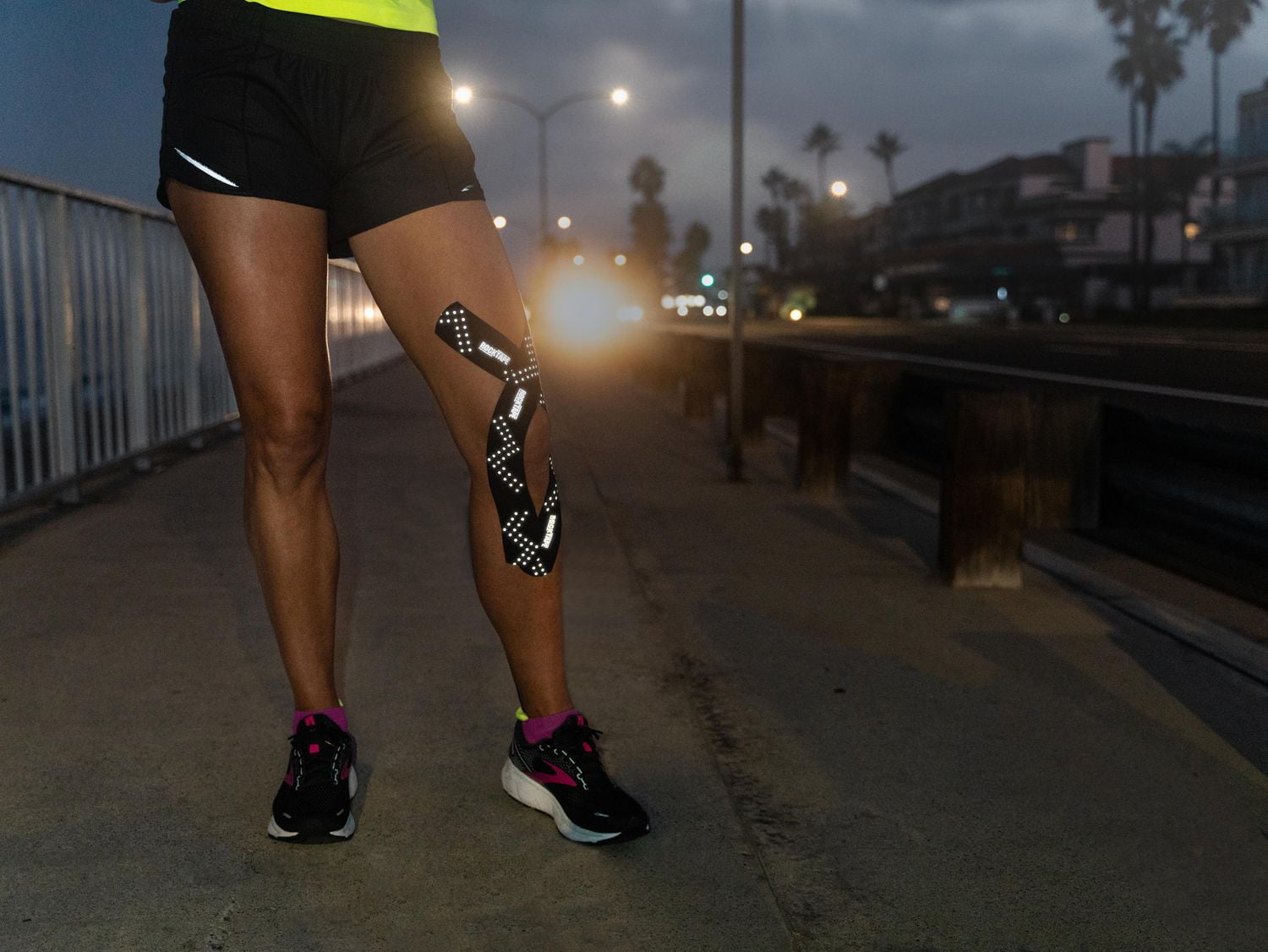 ROCKTAPE ROCKFLASH REFLECTIVE PRECUT KINESIOLOGY TAPE