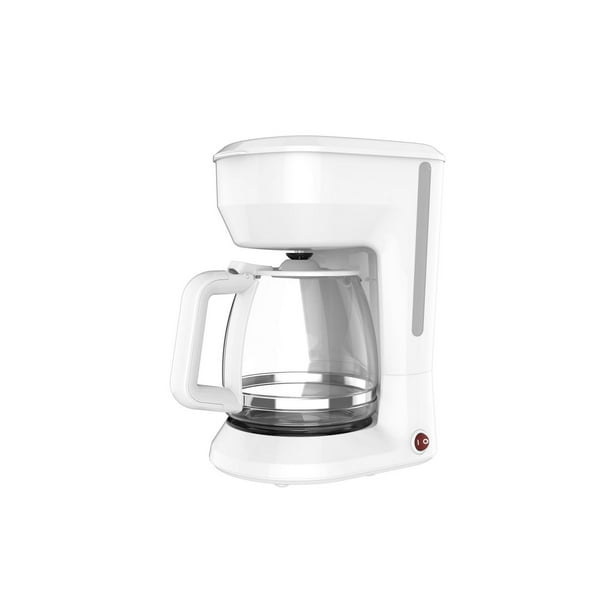 Mainstays 12 Cup Drip Coffee Maker 12 Cup Switch Coffee Maker White