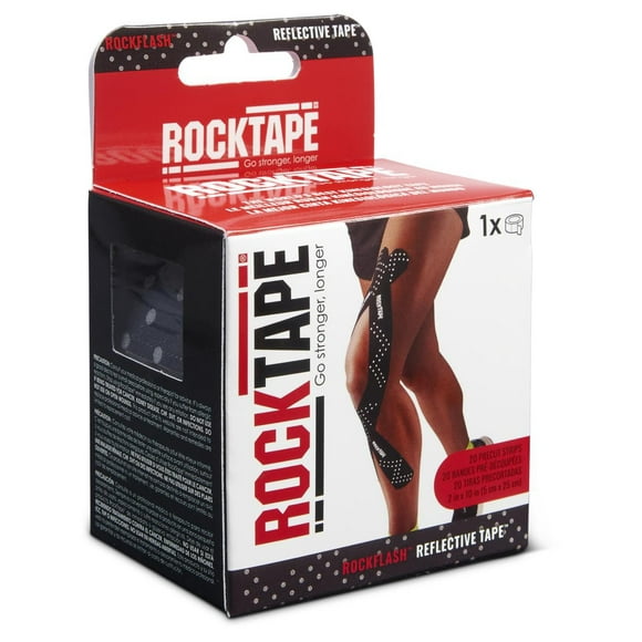 Rocktape Rockflash Reflective Precut Kinesiology Tape