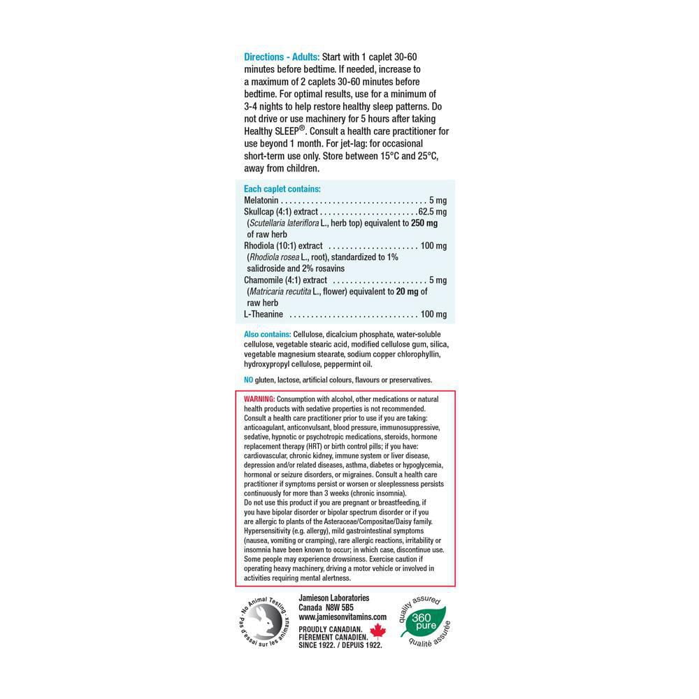 Jamieson SOMMEIL Santé 30 Capsules