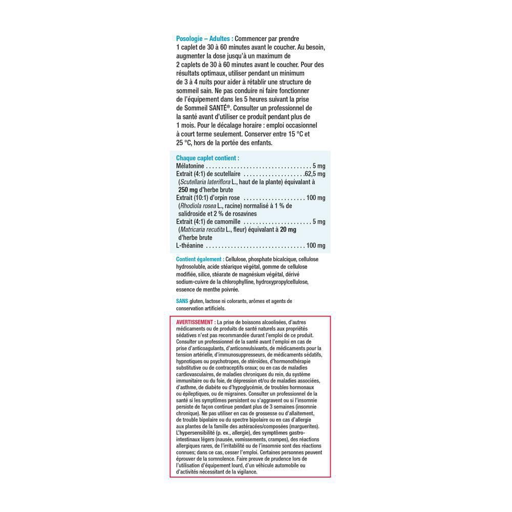 Jamieson SOMMEIL Santé 30 Capsules