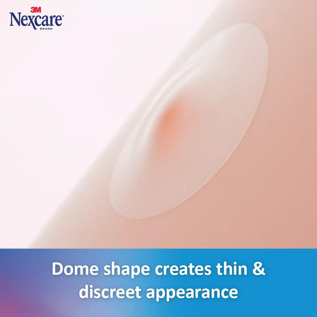 Nexcare™ Thin and Transparent Acne Patch BA-039-CA, 1 mm x 15 mm x 12 mm + 1 mm x 24 mm x 10 mm, Nexcare™ Acne Patch BA-039-CA