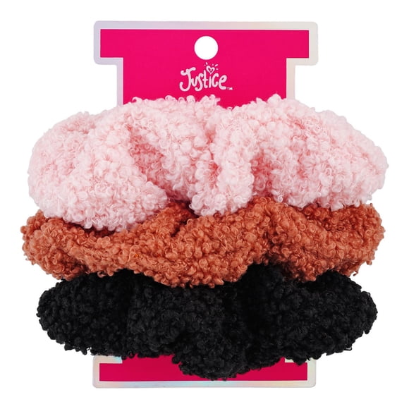 Justice hair scrunchies set