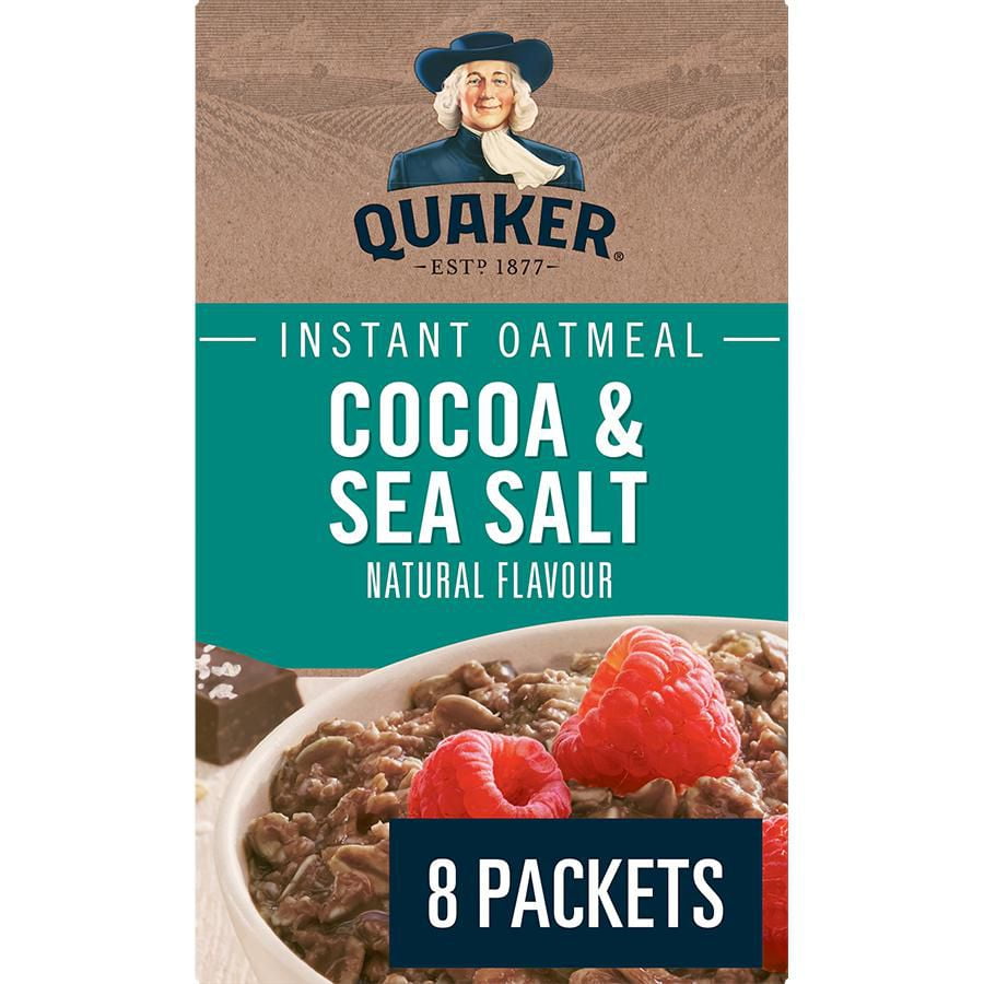 Quaker Cocoa & Sea Salt Instant Oatmeal Walmart Canada