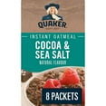 thumbnail image 1 of Quaker Cocoa & Sea Salt Instant Oatmeal, 1 of 10