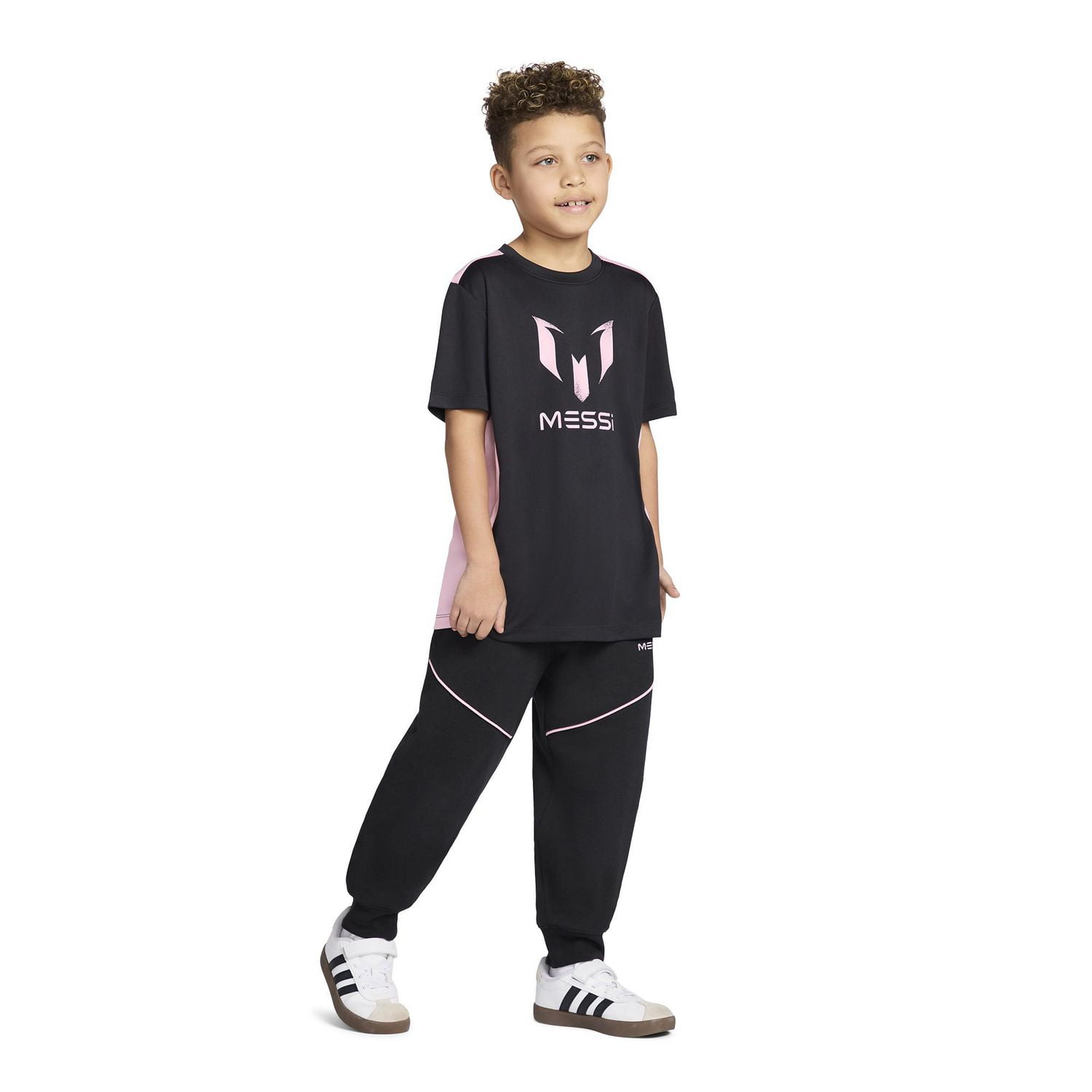 HAUT EN BLOCS DE COULEUR LOGO MESSI BOYS 4/5-14/16