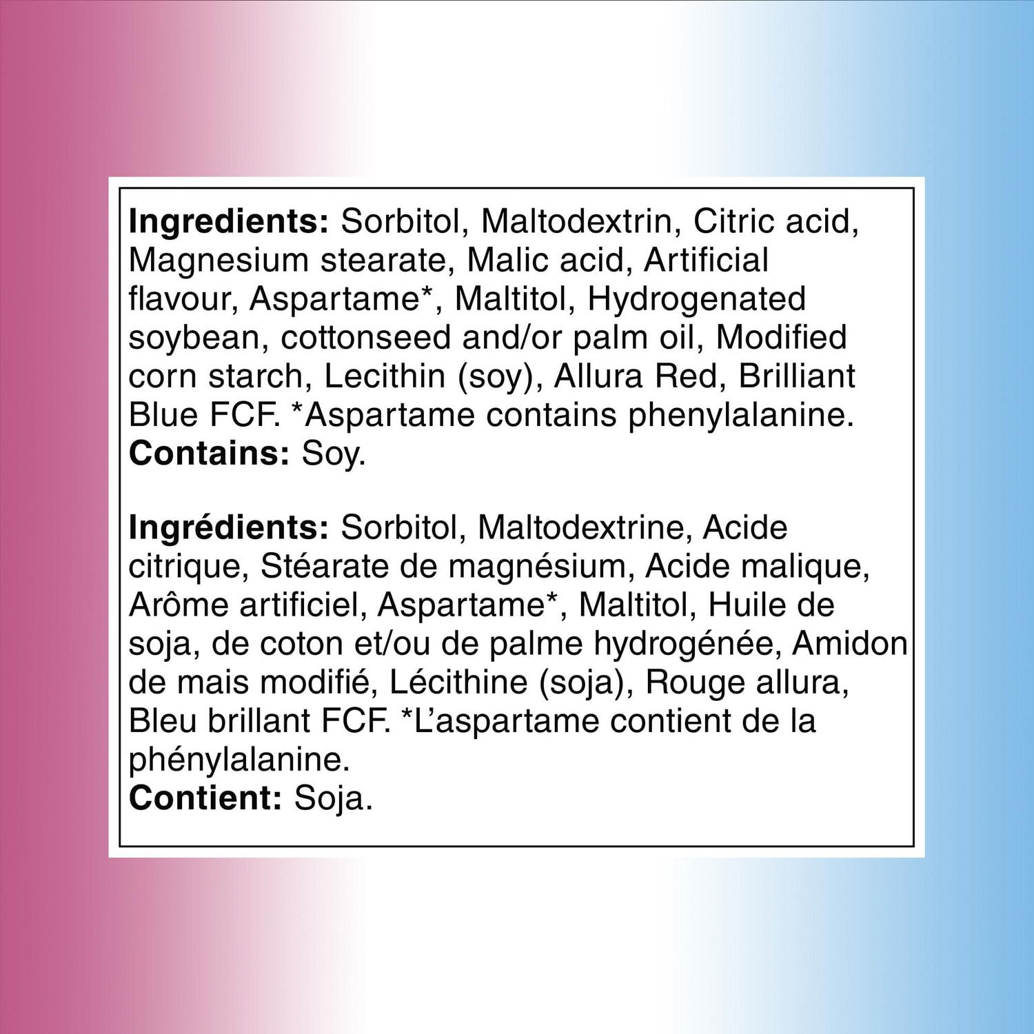 Menthes à saveur de framboise DUOS ICE BREAKERS 36 g