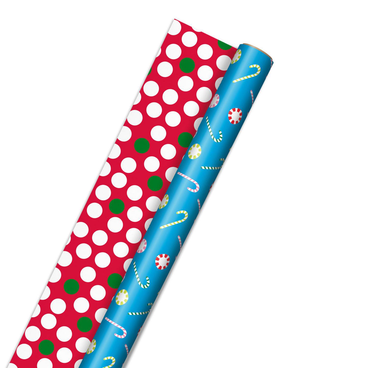 Hallmark Reversible Christmas Wrapping Paper Bundle, Traditional