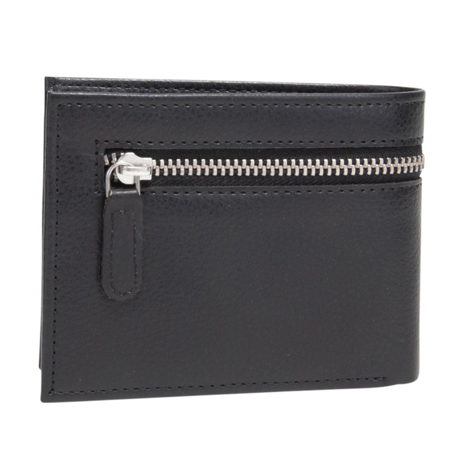 R70 Men's Slimfold Wallet with Zipper, Quick, efficient cash storage