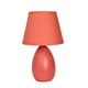 Simple Conceptions Mini Oeuf Ovale Lampe de Table en Céramique – image 1 sur 3