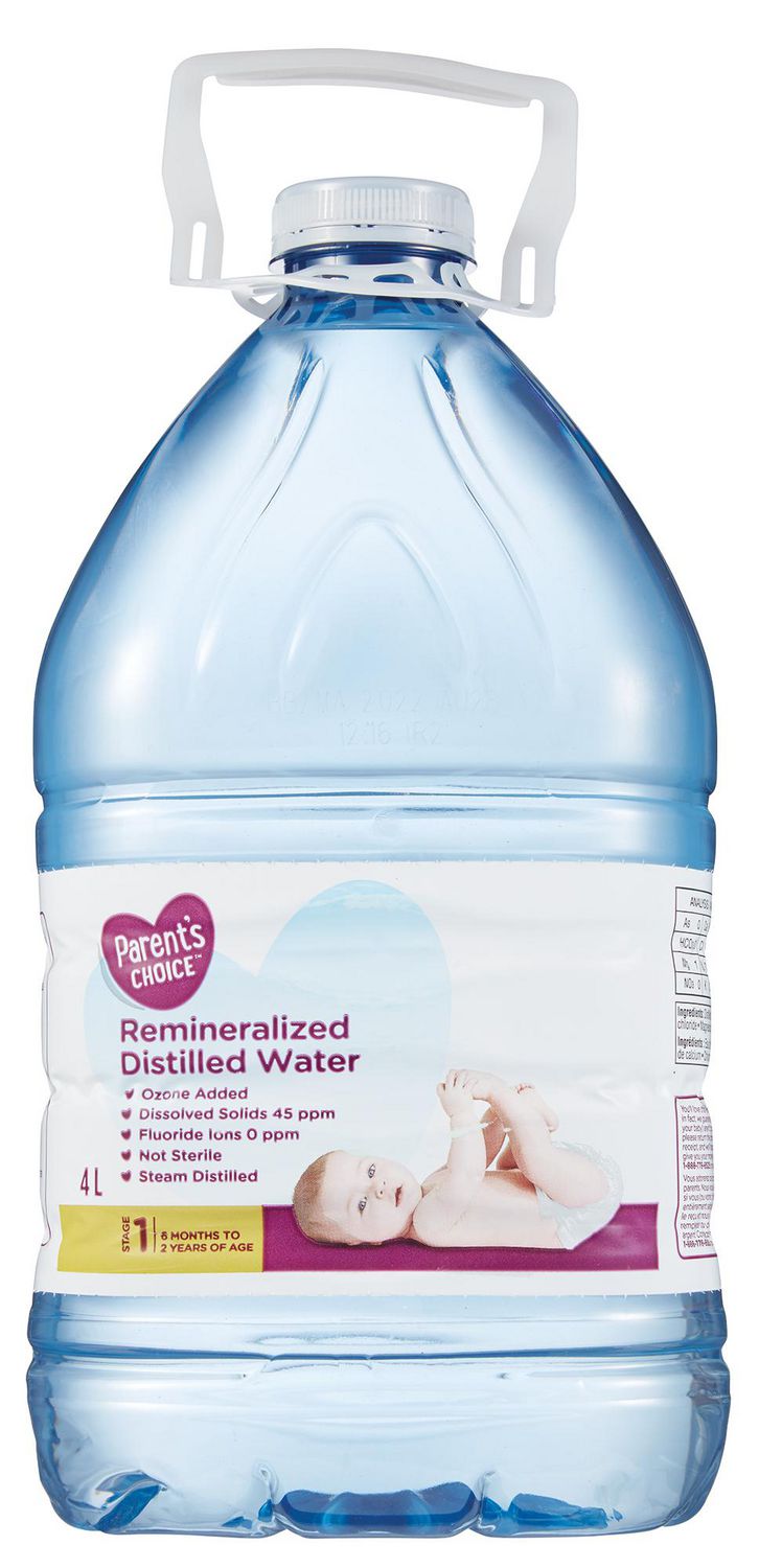 Parent's Choice Remineralized Distilled Water, 4 L, stage 1