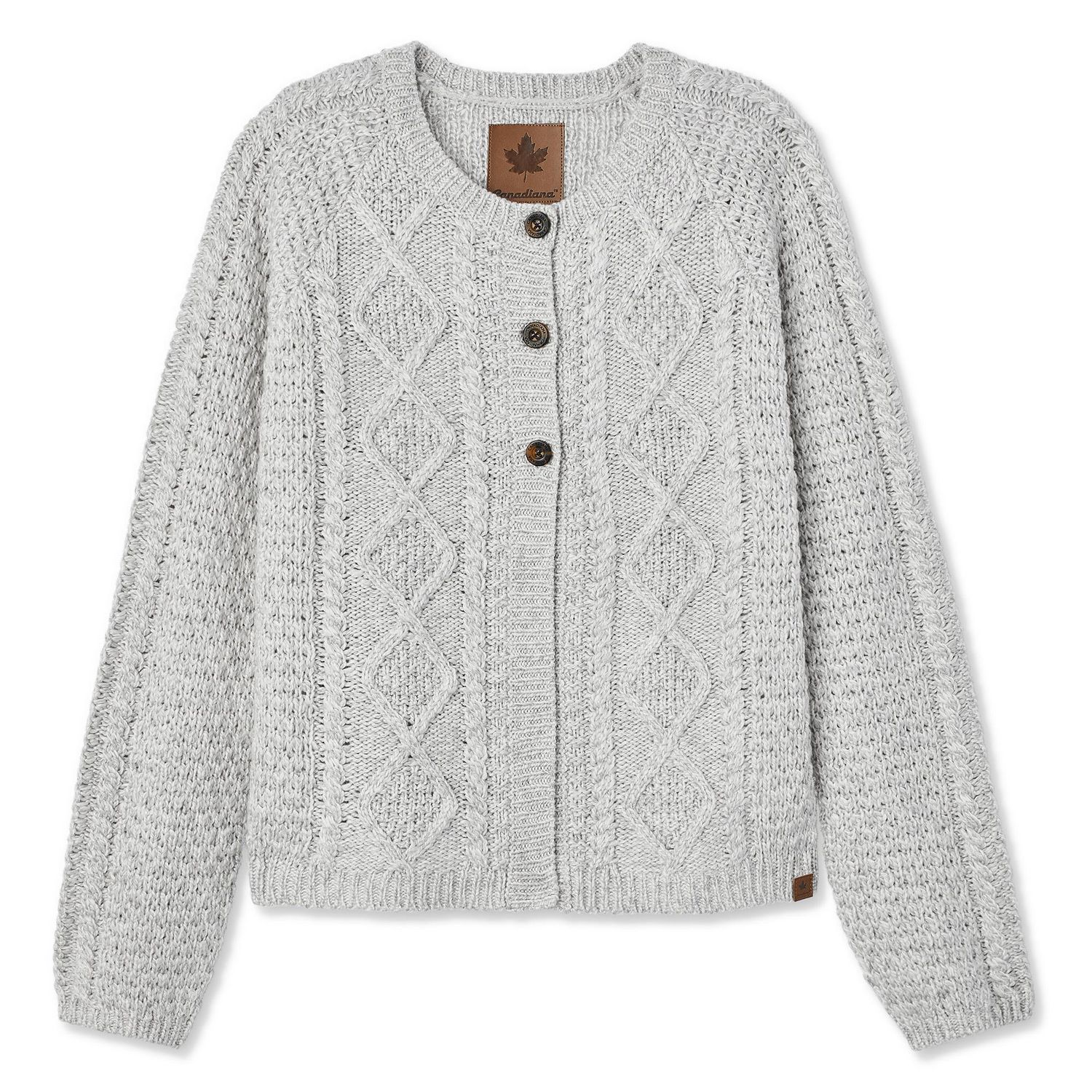 Canadiana Girls' Cable Knit Cardigan | Walmart Canada