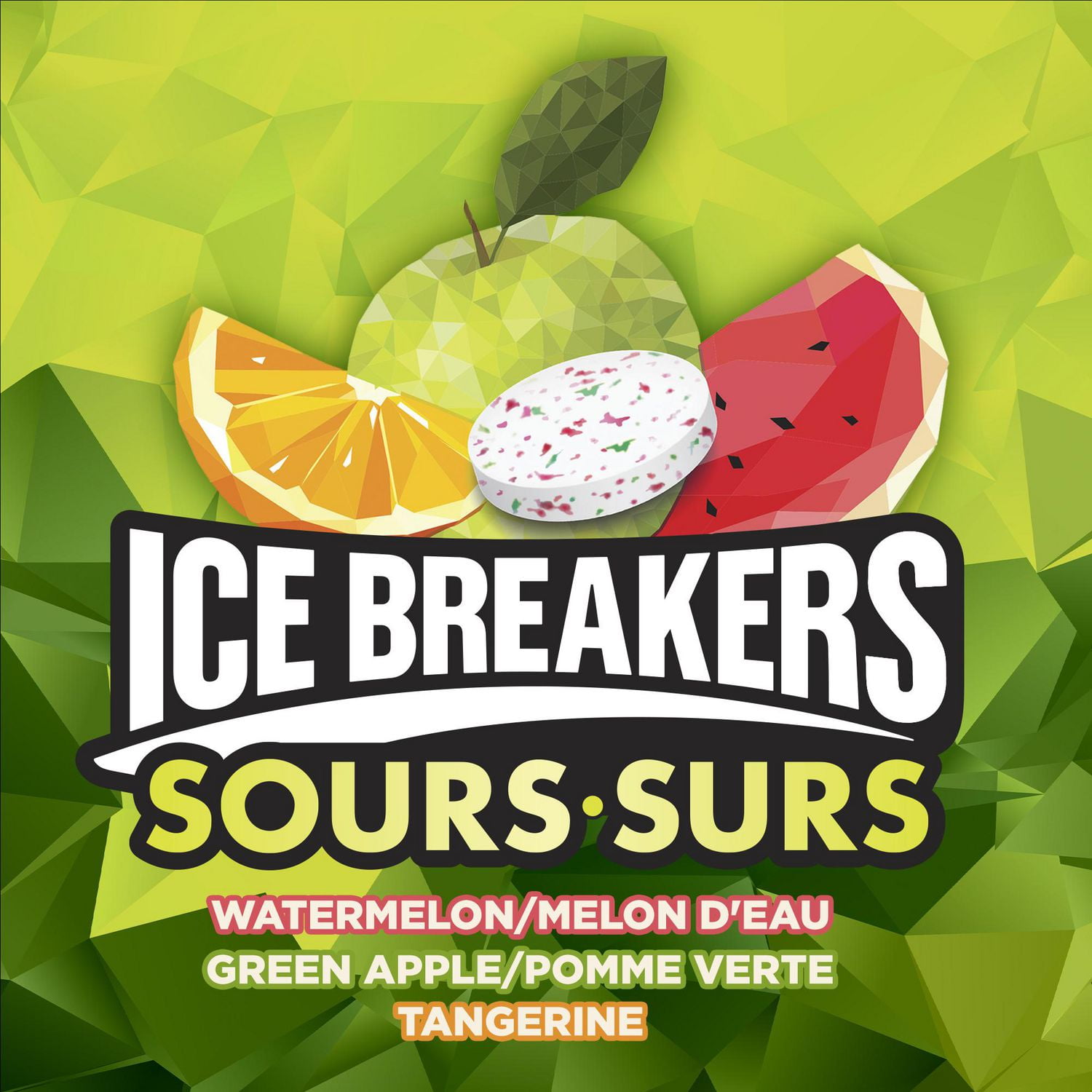 Menthes à saveur de fruits ICE BREAKERS sures, 43 g 42 g