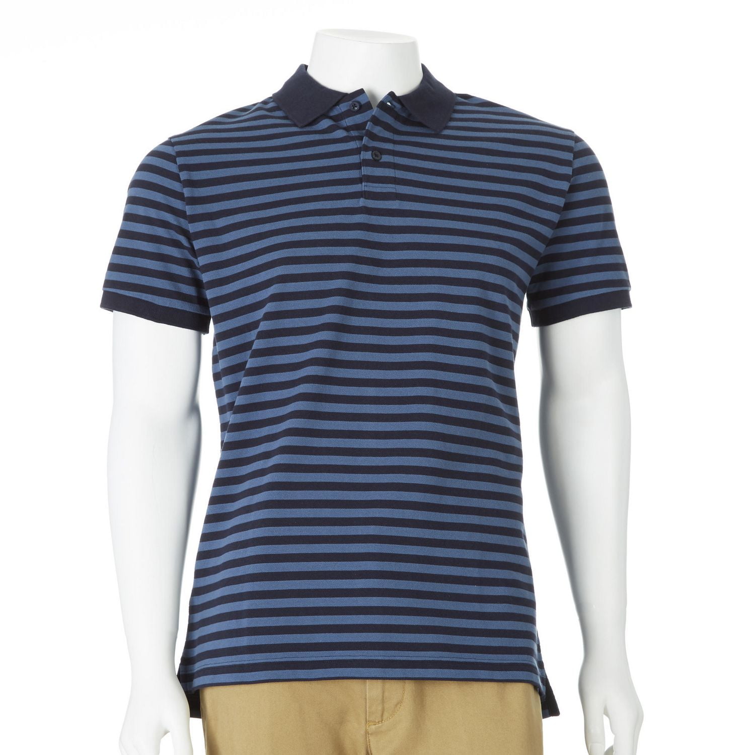 George Menâs Striped Polo Shirt | Walmart Canada