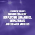 thumbnail image 4 of Assortiment Trojan Plaisirs variés condoms lubrifiés. 34 Count, 4 of 8
