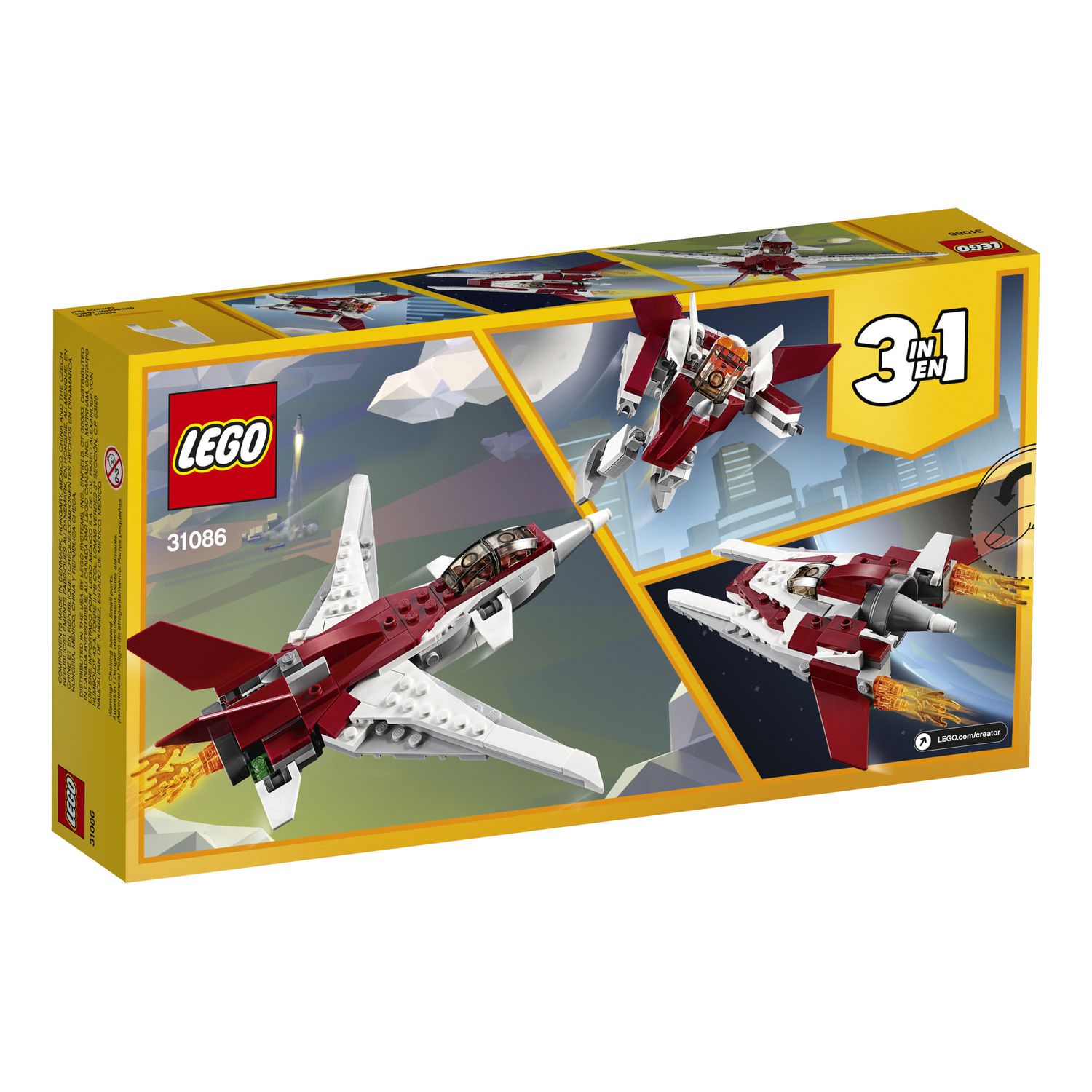 LEGO Creator 3in1 Futuristic Flyer 31086 Building Kit (157 Piece)
