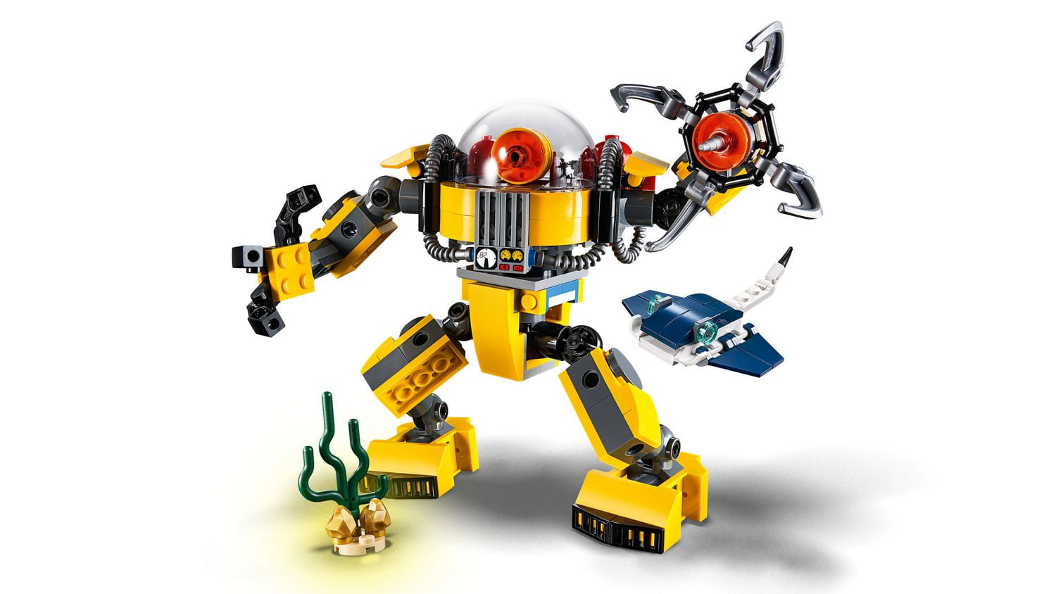 LEGO Creator 3 in 1 Underwater Robot 31090 Building Kit 207 Piece