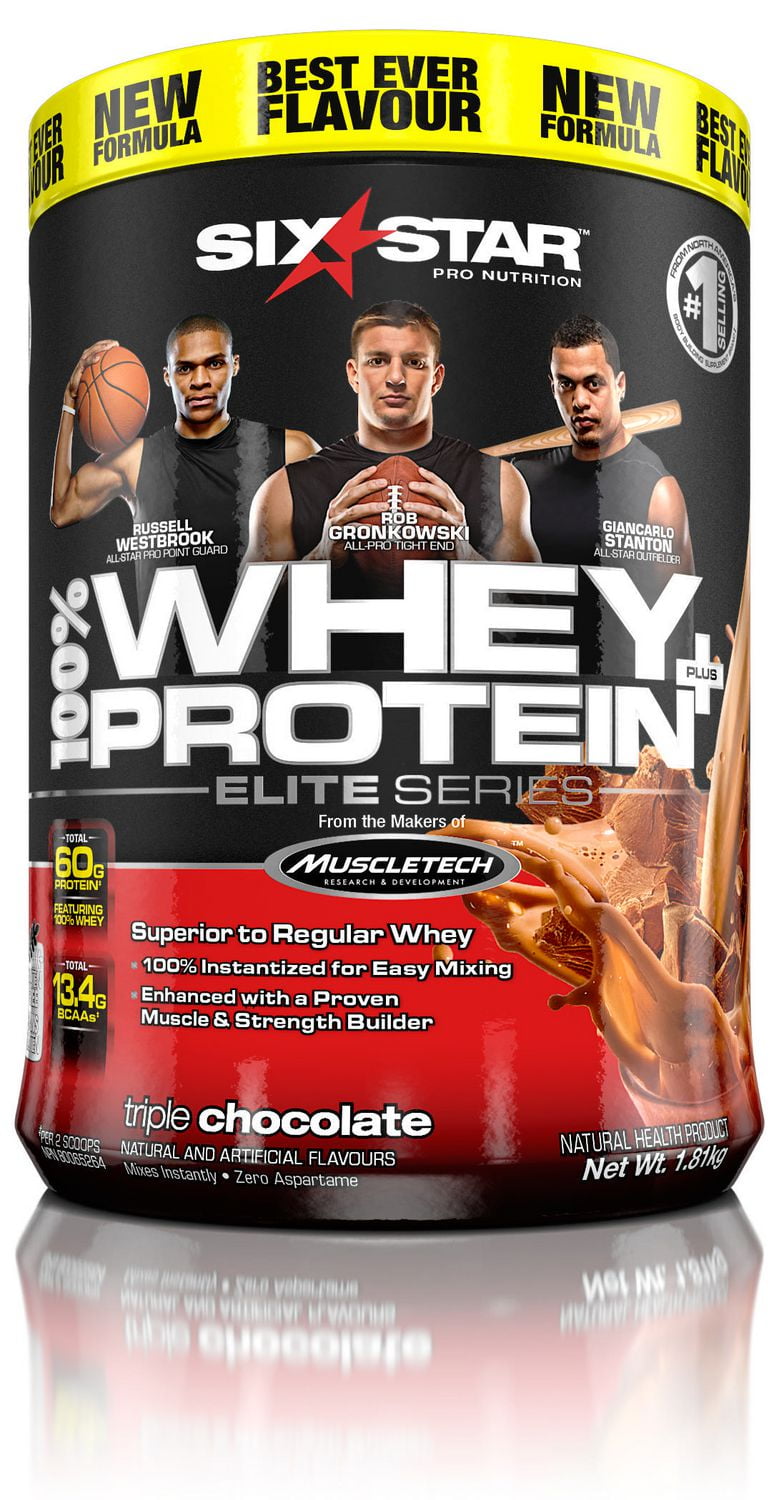 Six Star Elite Series Whey Protein Plus Triple Chocolate Powder