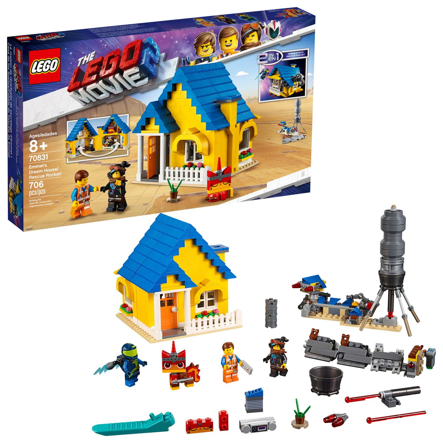 THE LEGO MOVIE 2 Emmet's Dream House/Rescue Rocket! 70831 Building
