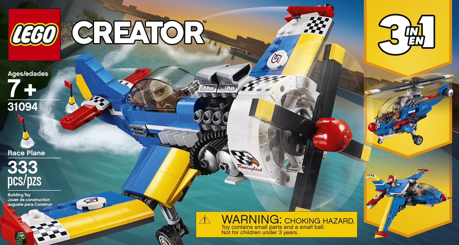 LEGO Creator 3in1 Race Plane 31094 Building Kit (333 Piece)