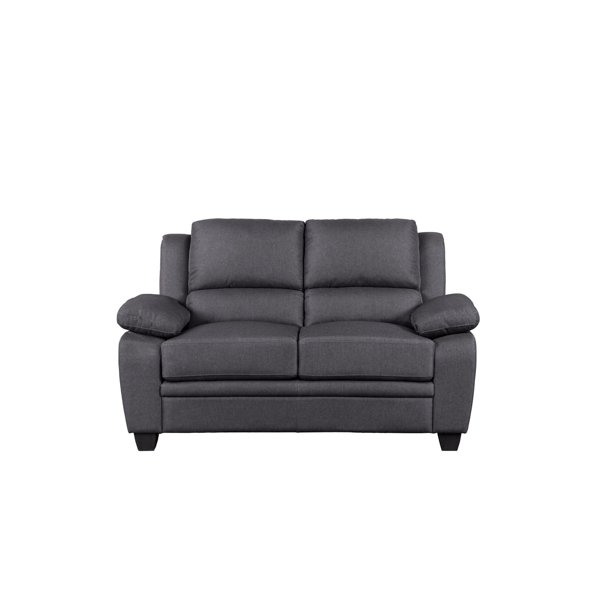 Topline Home Furnishings Grey Linen Loveseat Walmart.ca