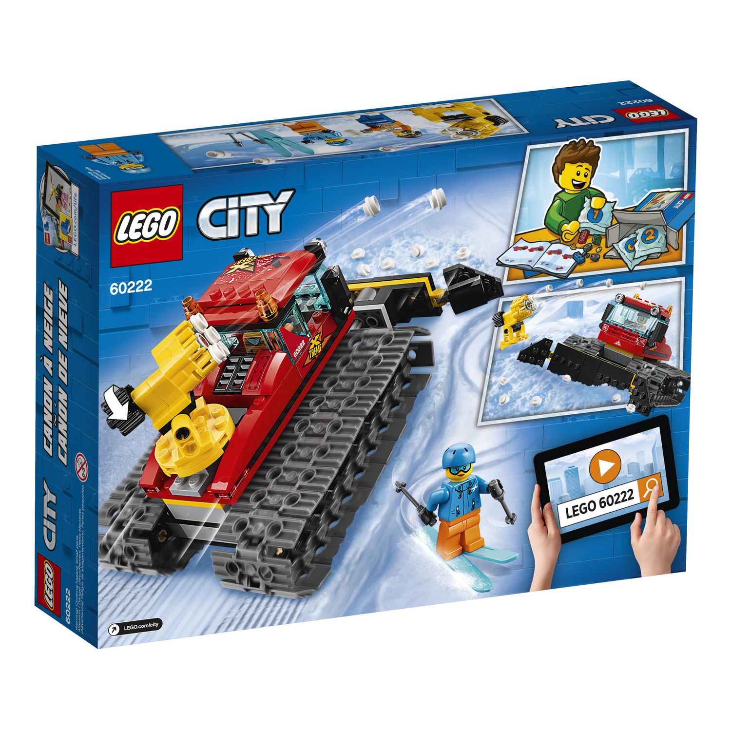 LEGO City Great Vehicles Snow Groomer 60222 Building Kit