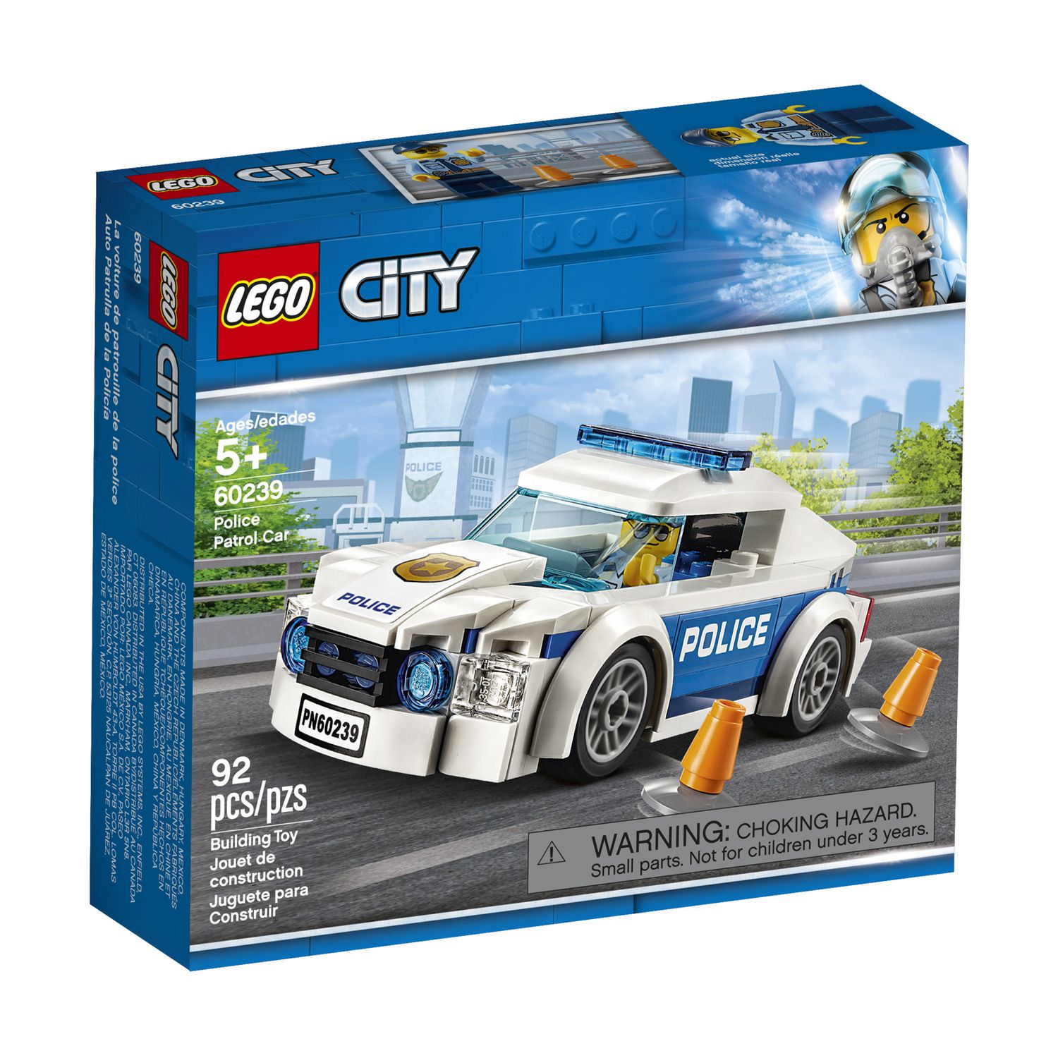 60239 Lego City Police patrol car box set 